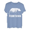 Montana Bear Grizzly Pride Outdoor Wandern Natur Vintage PNW T-Shirt