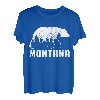 Montana Bear Grizzly Pride Outdoor Wandern Natur Vintage PNW T-Shirt