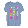 Retro 80er 90er Jahre Blume Psychadelic Kassette Icon Geschenk T-Shirt