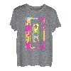 Retro 80er 90er Jahre Blume Psychadelic Kassette Icon Geschenk T-Shirt