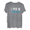 Ich pinkle in den Cheat Lake Lustiger Camping-Humor-Camper T-Shirt