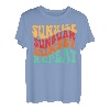 Sonnenaufgang Sonnenbrand Sonnenuntergang Repeat Familienurlaub Sommer Vibes T-Shirt