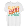 Sonnenaufgang Sonnenbrand Sonnenuntergang Repeat Familienurlaub Sommer Vibes T-Shirt