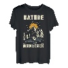 Abenteuer Natur Wanderer Camping Wandern Trekking T-Shirt