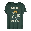 Abenteuer Natur Wanderer Camping Wandern Trekking T-Shirt