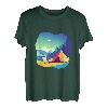 Wandern Landschaft Design Rainbow Mountain T-Shirt