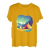 Wandern Landschaft Design Rainbow Mountain T-Shirt