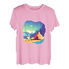 Wandern Landschaft Design Rainbow Mountain T-Shirt