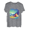 Wandern Landschaft Design Rainbow Mountain T-Shirt