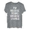 Herren I'm Roscoe Doing Roscoe Things Shirt Personalisierter Vorname T-Shirt