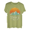 Yosemite NP Hemd Bär Vintage Retro Sunset Berge T-Shirt