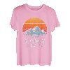 Yosemite NP Hemd Bär Vintage Retro Sunset Berge T-Shirt