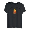 Lustiges Lagerfeuer-Shirt - Lagerfeuer mit Chance of Beer T-Shirt