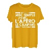 Herren Simple Apero Camping Geschenk Herren Urlaub Humor Papa Tee T-Shirt