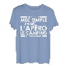 Herren Simple Apero Camping Geschenk Herren Urlaub Humor Papa Tee T-Shirt