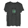 Klassische Hirsch-Lodge Montana Evergreen Tree Neuheit Art T-Shirt