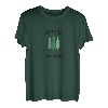 Klassische Hirsch-Lodge Montana Evergreen Tree Neuheit Art T-Shirt