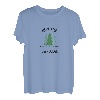 Klassische Hirsch-Lodge Montana Evergreen Tree Neuheit Art T-Shirt