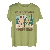 Mount Olympus Wanderteam Klettern Expedition Camping Faultier T-Shirt