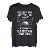 Herren Ich Bin Ein Einfacher Mann Ich Mag Camping Und Bier Bierfan T-Shirt