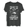 Herren Ich Bin Ein Einfacher Mann Ich Mag Camping Und Bier Bierfan T-Shirt