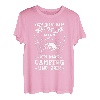 Herren Ich Bin Ein Einfacher Mann Ich Mag Camping Und Bier Bierfan T-Shirt