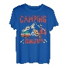 Wanderlust Woods Camping Camping-Abenteuer mit der Crew T-Shirt