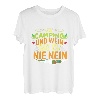 Camping und Wein Wohnwagen Wohnmobil T-Shirt