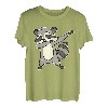 Waschbär Panda Dabbing Lustig Tanzen T-Shirt