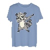Waschbär Panda Dabbing Lustig Tanzen T-Shirt