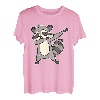 Waschbär Panda Dabbing Lustig Tanzen T-Shirt