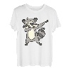 Waschbär Panda Dabbing Lustig Tanzen T-Shirt