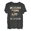 Adventure Weekends sind für Wandern, Camping, Trekking T-Shirt