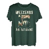 Adventure Weekends sind für Wandern, Camping, Trekking T-Shirt