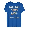 Adventure Weekends sind für Wandern, Camping, Trekking T-Shirt