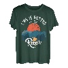 Life Is Better at The River Camping River Floating Zitat T-Shirt