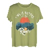 Life Is Better at The River Camping River Floating Zitat T-Shirt