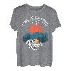 Life Is Better at The River Camping River Floating Zitat T-Shirt