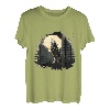 Forest Wolves Heulender Wolf Abstrakt Wolf Tier Wolf Liebhaber T-Shirt