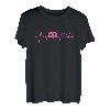 Wohnwagen Herzschlag EKG Camper Camping Lustiges Geschenk T-Shirt