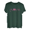 Wohnwagen Herzschlag EKG Camper Camping Lustiges Geschenk T-Shirt