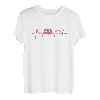 Wohnwagen Herzschlag EKG Camper Camping Lustiges Geschenk T-Shirt