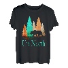 Rustikale Wildnis - Up North With Bear and Trees T-Shirt
