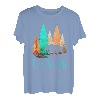 Rustikale Wildnis - Up North With Bear and Trees T-Shirt