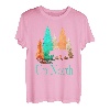 Rustikale Wildnis - Up North With Bear and Trees T-Shirt