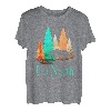 Rustikale Wildnis - Up North With Bear and Trees T-Shirt