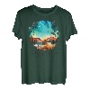 Lustiges T-Shirt für Camping, Wandern, Geschenk, Happy Camper T-Shirt