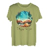 Lustiges T-Shirt für Camping, Wandern, Geschenk, Happy Camper T-Shirt