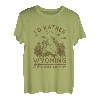 Vintage Ich wäre lieber in Wyoming Wandering Camping Trip T-Shirt