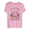 Vintage Ich wäre lieber in Wyoming Wandering Camping Trip T-Shirt